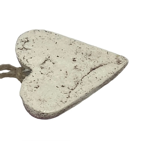 Handcrafted Retro Heart Christmas Salt Dough Ornament Red Bow Design Ukraine - Picture 12 of 16